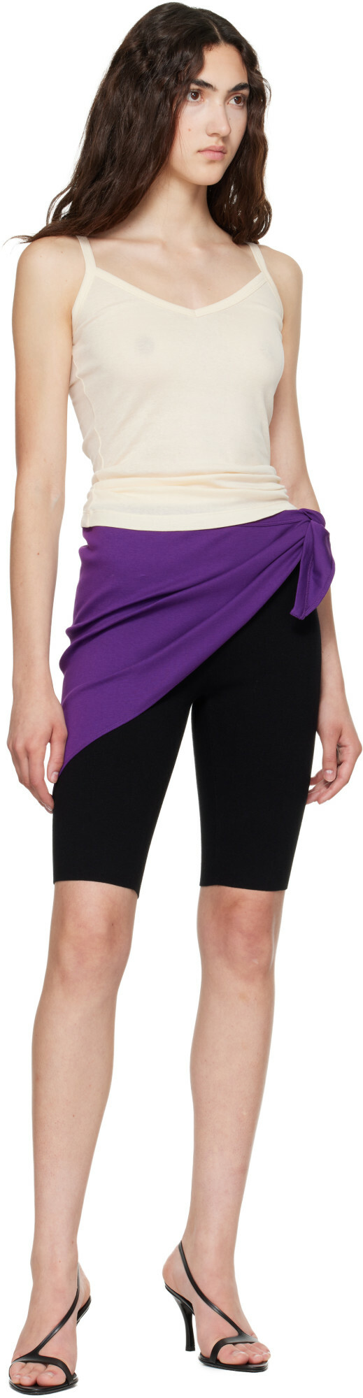 FLORE FLORE Purple Flore Scarf
