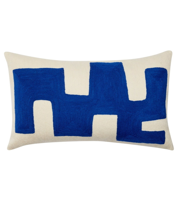 Photo: Jonathan Adler Ojai Blocks wool and cotton cushion