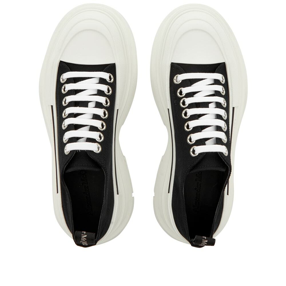 Alexander McQueen Black Canvas Chunky Sneakers