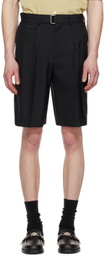 Dunst Black Pocket Shorts