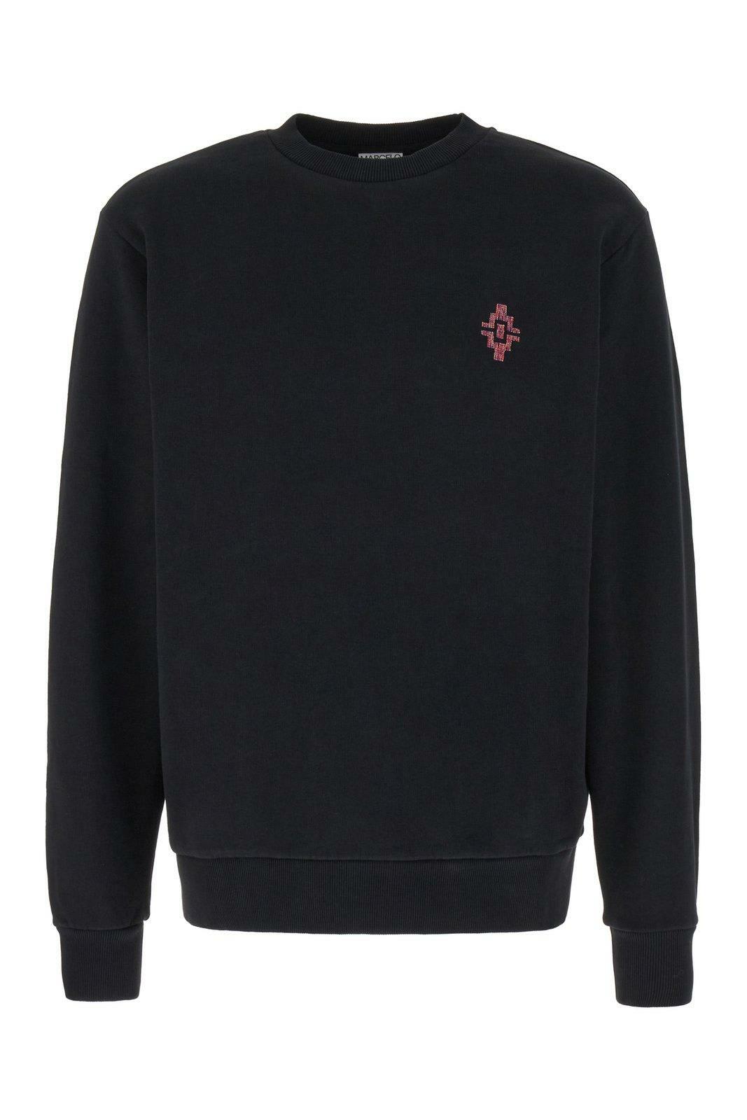 スウェット・トレーナー Marcelo Burlon Black Polyester Blend Sweatshirt 楽天市場】MARCELO BURLON（カラーブラック）（スウェット