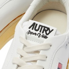 Autry Men's Dallas Low Vintage Sneakers in White