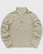 Honor The Gift Stamp Patch Turtle Neck Pullover Beige - Mens - Sweatshirts