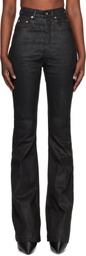 Rick Owens DRKSHDW Black Temple Bolan Bootcut Jeans