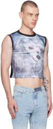 Ashley Williams Gray Poodle Tank Top
