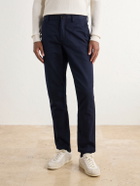 Brunello Cucinelli - Tapered Cotton And Wool-Blend Twill Chinos - Blue