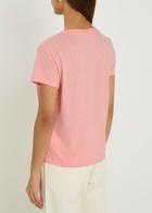 Mother The Boxy Goodie Goodie Appliquéd Jersey T-shirt Pink