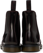 Dr. Martens Burgundy Flora Arcadia Chelsea Boots