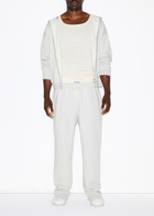 Skims Relaxed Cotton-blend Sweatpants Grey