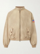 Cherry Los Angeles - Logo-Embroidered Cotton-Twill Bomber Jacket - Brown