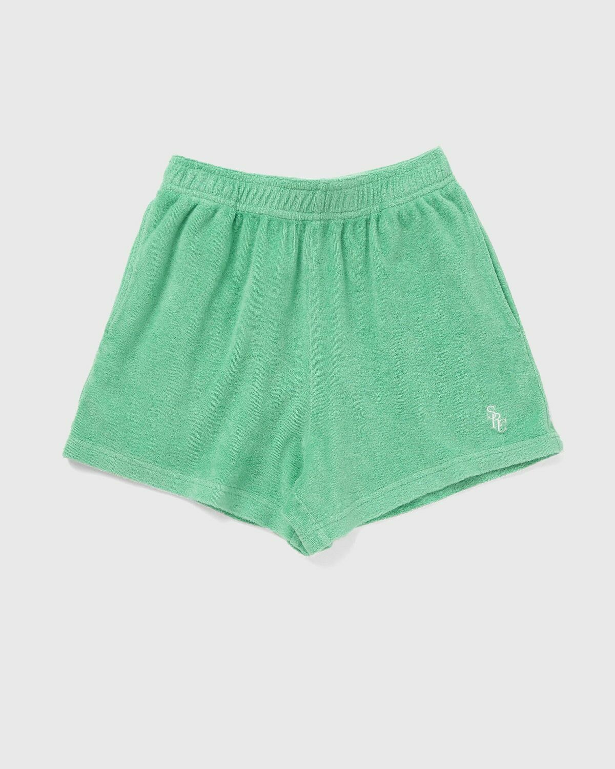 Sporty & Rich Src Ss Terry Short Green Sport & Team Shorts