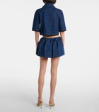 Patou Denim miniskirt