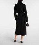 Sportmax Veleno belted virgin wool coat