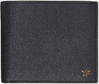 TOM FORD Black Small Grain Leather Bifold Wallet