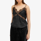 Anine Bing Women's Amelie Camisole Top in Black