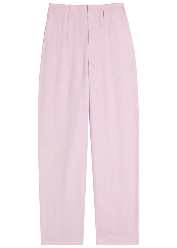 Photo: Armarium Temi Slubbed Woven Trousers Pink