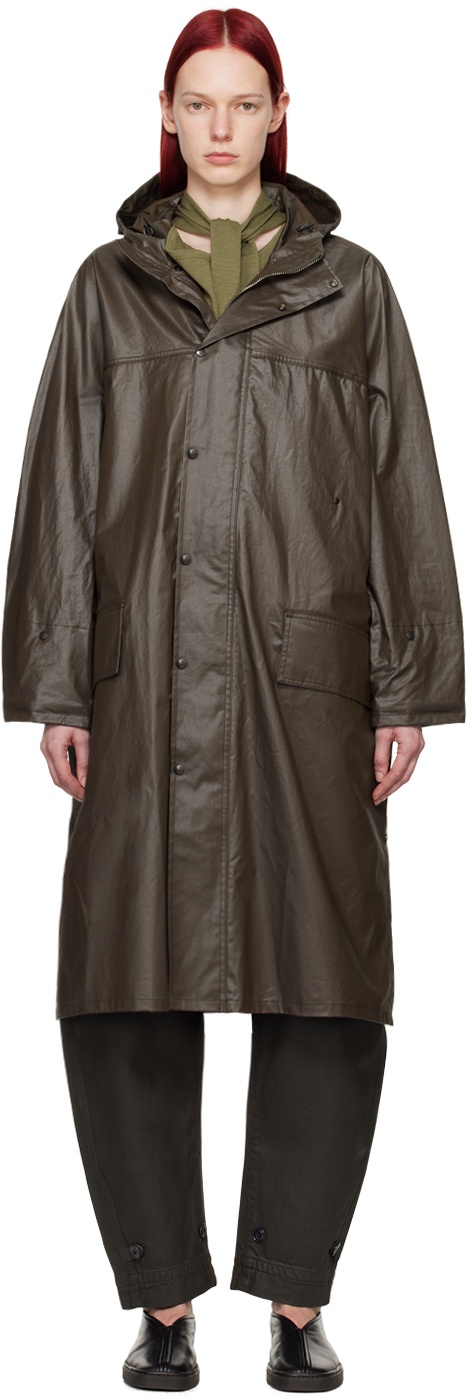 Photo: LEMAIRE Brown Hooded Coat