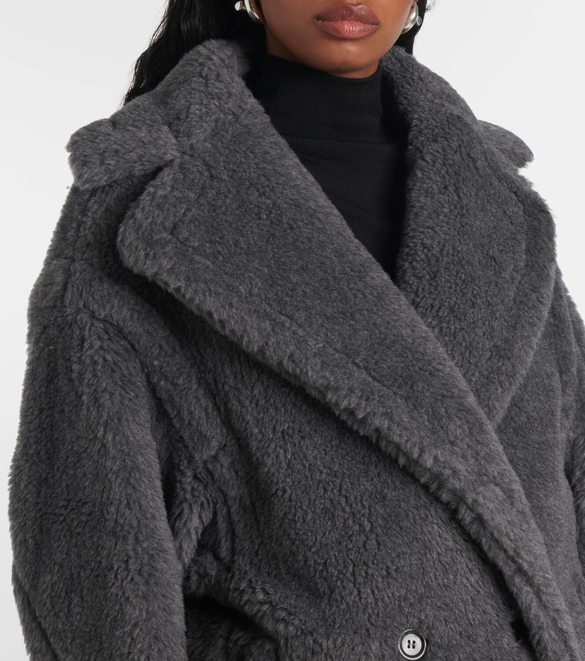 Max Mara Teddy Bear Icon wool and silk-blend teddy coat
