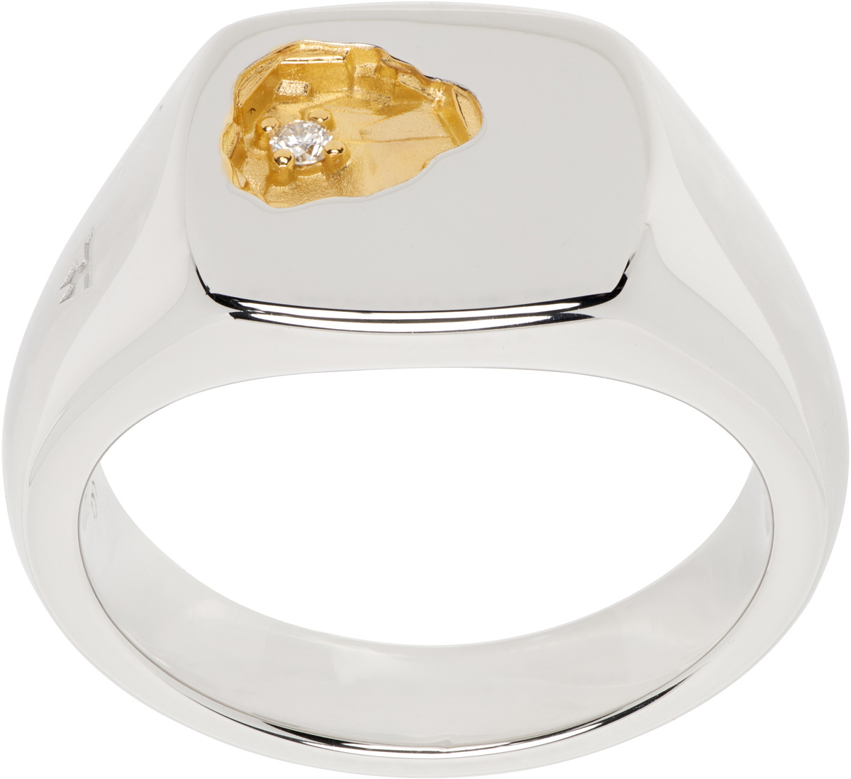 Tom Wood - Shelby 9-Karat Gold Smoky Quartz Ring - Gold Tom Wood
