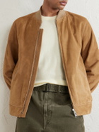 Valstar - Evans Suede Bomber Jacket - Brown