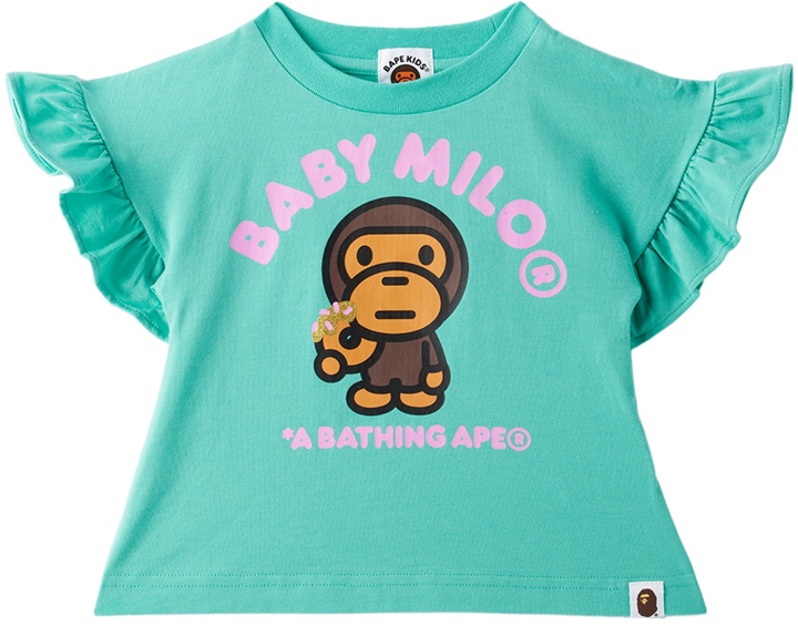 Photo: BAPE Baby Green Baby Milo Donuts T-Shirt