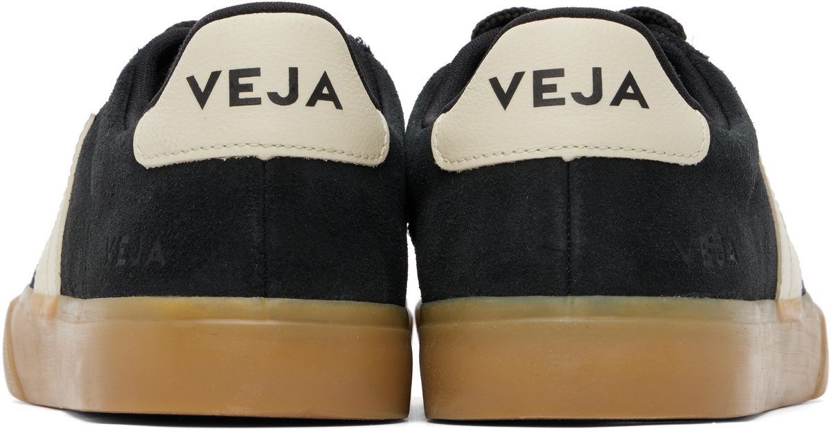 VEJA Black Campo Bold Suede Sneakers