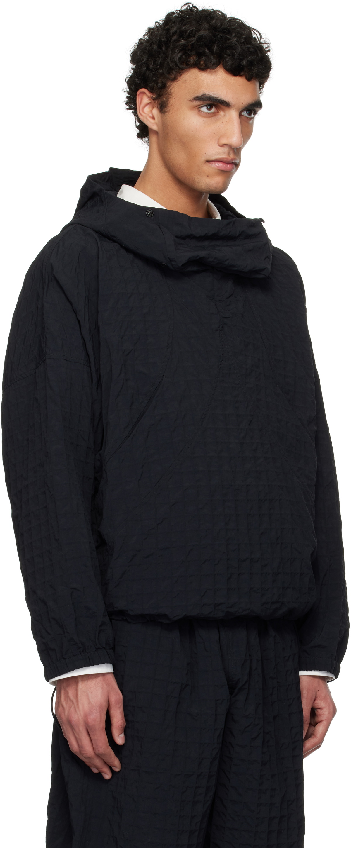 ジャケット・アウター sage nation FACTOR SMOCK SAGE NATION Black Factor Smock Jacket SAGE NATION
