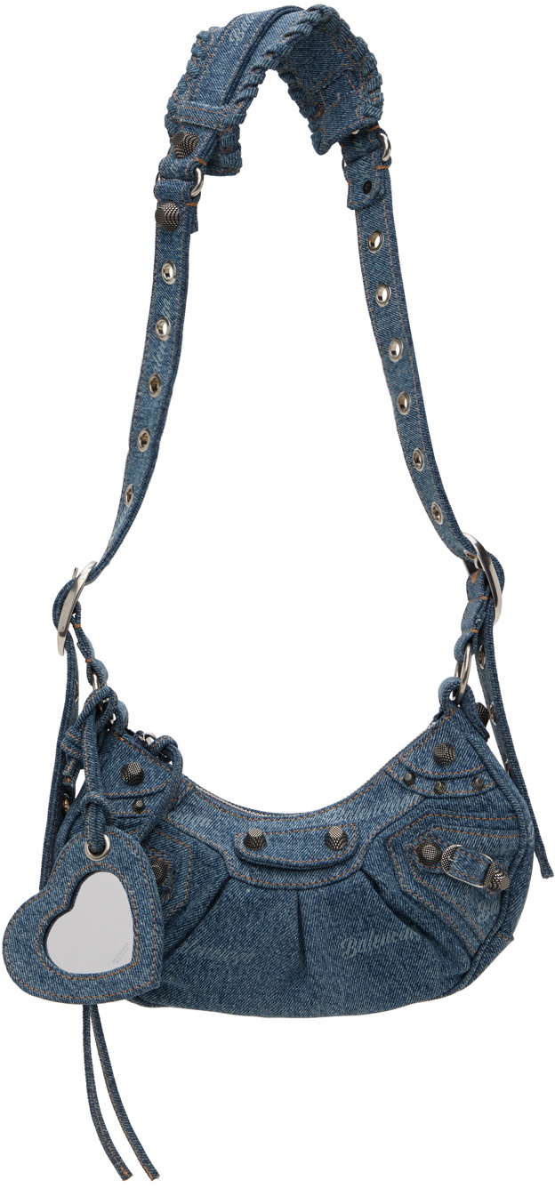 Balenciaga Blue 'Le Cagole' XS Shoulder Bag Balenciaga