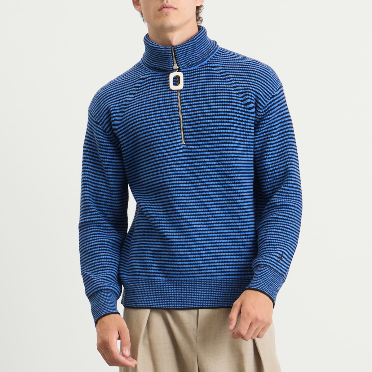 SS14 J.W. Anderson 変形ニットトップス ネイビー JW Anderson V-Neck Cashmere Sweater | Nordstrom