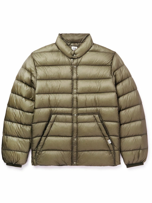 Photo: C.P. Company - Quilted DD Ripstop Down Jacket - Green