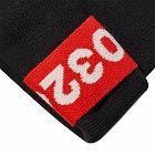 032c Men's Taped Logo Beanie in Black