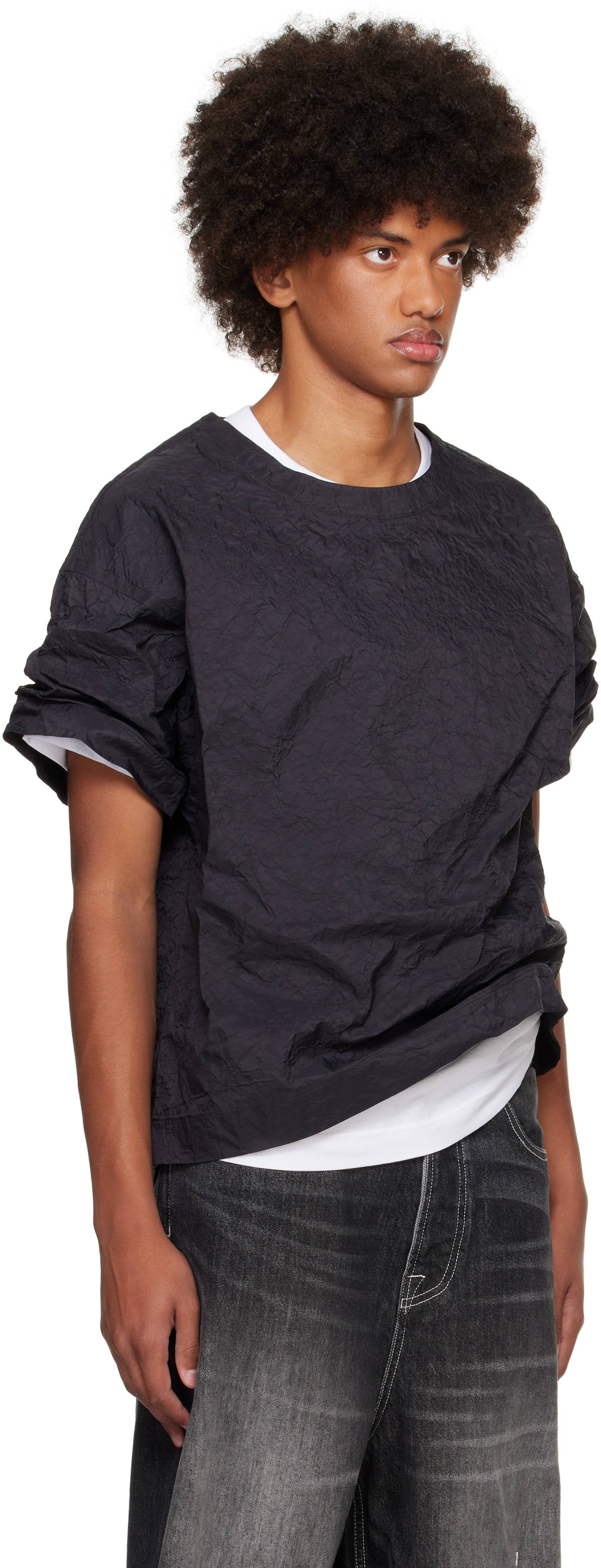 Karmuel Young Black Transform Oversized T-shirt