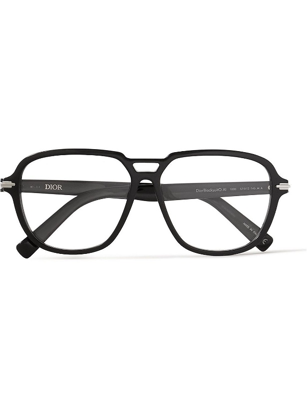 Photo: Dior Eyewear - DiorBlackSuitO AI Aviator-Style Acetate Optical Glasses