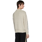 Kenzo Off-White Linen Kenzo Paris Sweater