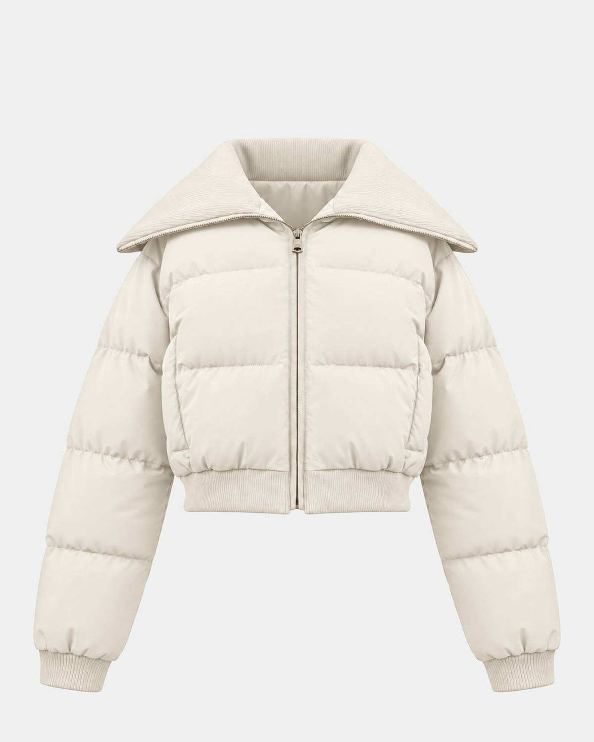 Steve Madden John Puffer Coats in Cream