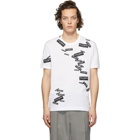 Dolce and Gabbana White All Over Logo T-Shirt