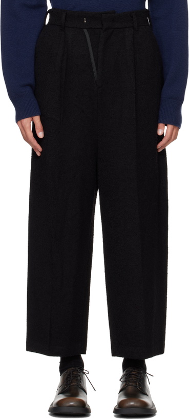 ADER error Black Wool Astro Cinder Trousers ADER error