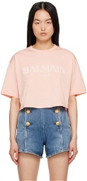 Balmain Pink Vintage T-Shirt