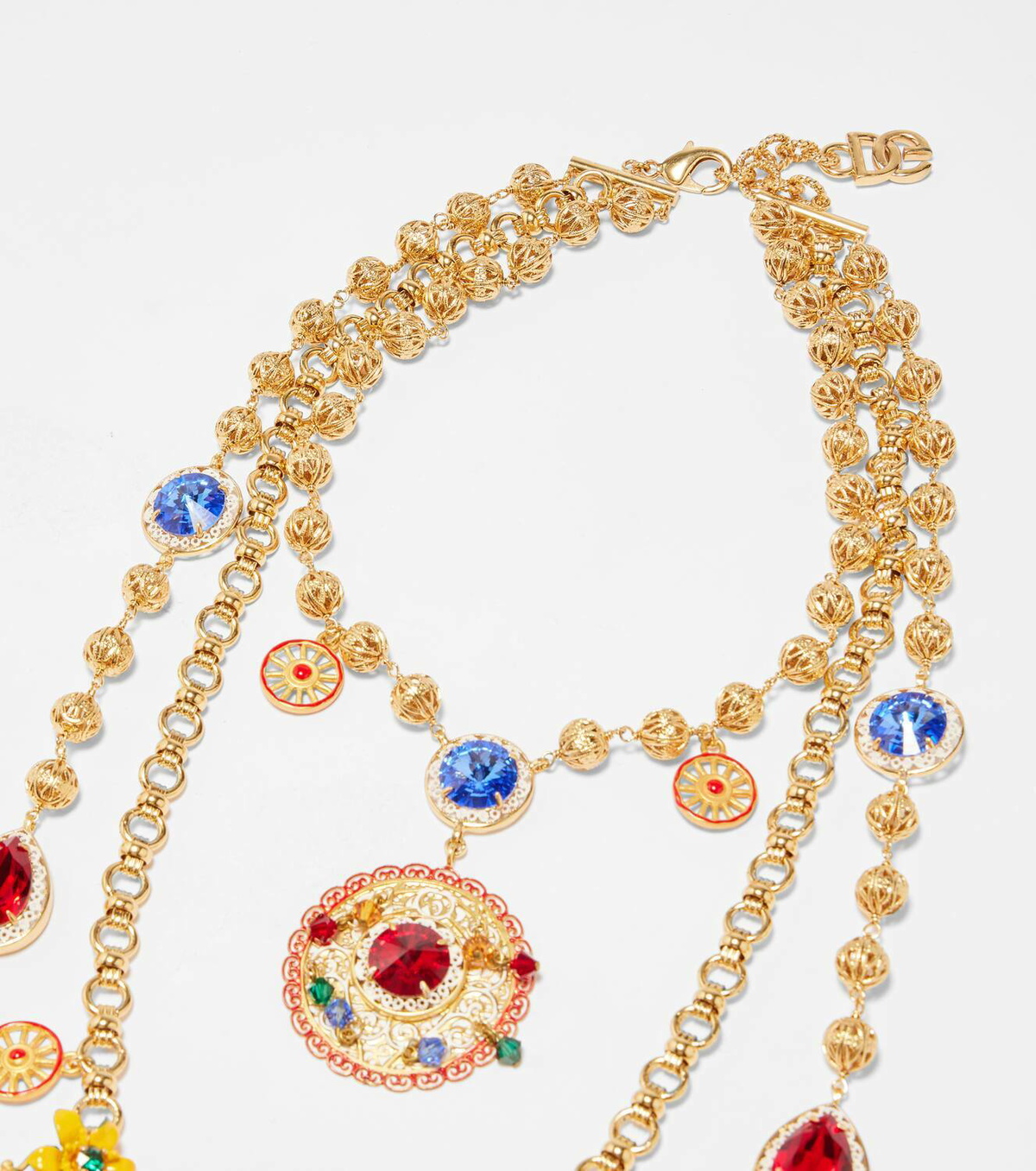 Dolce&Gabbana Embellished pendant necklace