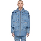 Diesel Red Tag Indigo Shayne Oliver Edition Denim Turbo Jacket