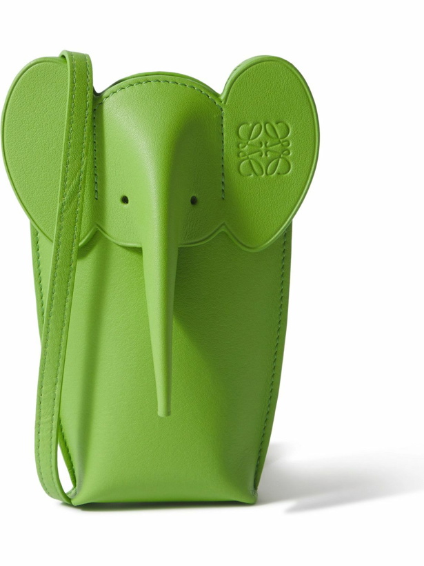 Photo: Loewe - Elephant Pocket Leather Shoulder Bag