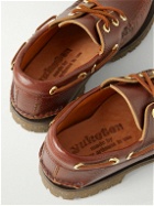 Yuketen - Full-Grain Leather Boat Shoes - Brown