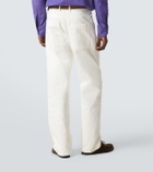 Plan C Belted straight jeans