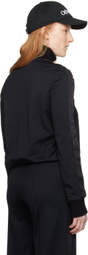 Off-White Black Half-Zip Jacket