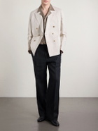 Paul Smith - Double-Breasted Linen and Cotton-Blend Blazer - Neutrals