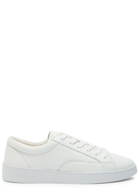 Photo: Jude Llow Nico Panelled Nubuck Leather Sneakers White