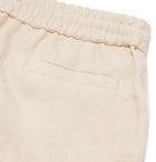 Brunello Cucinelli - Pleated Linen Drawstring Trousers - Unknown