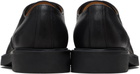 Common Projects Black Grained Leather Officer's Derbys
