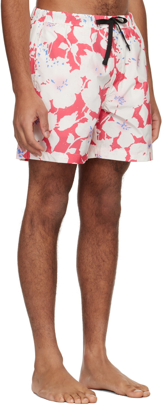 Double Rainbouu Red Cloud Control Swim Shorts