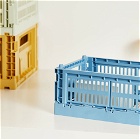 HAY Small Recycled Colour Crate in Sky Blue